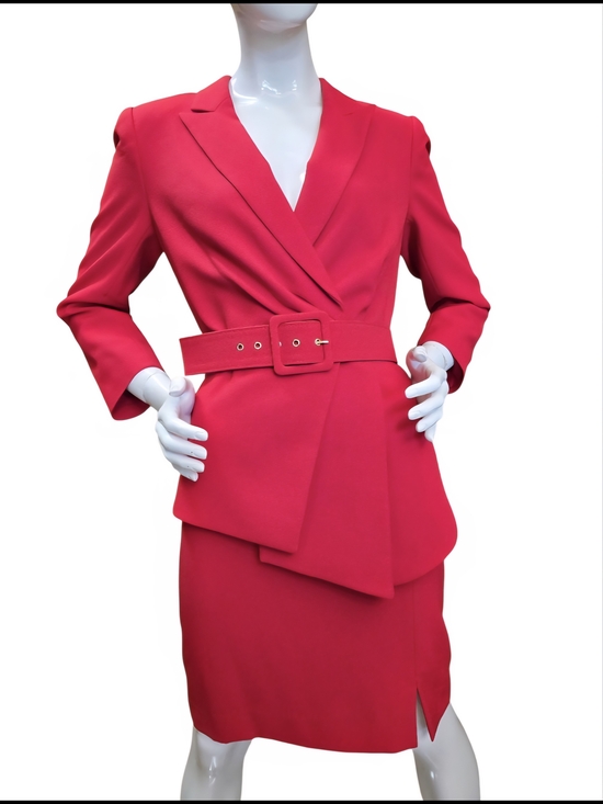 Tahari ASL Dresses & Skirts - LNWOT - Tahari ASL Red Blazer & Skirt Suit Set Sz 6